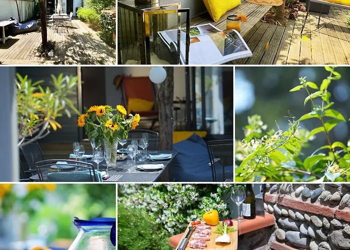 La Maison Jasmin - 8 Personnes - Parking Prive - Climatisation - Jardin بيت للعطل