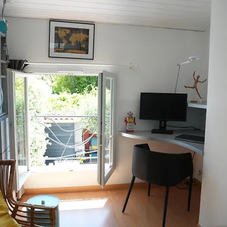 בית נופש La Maison Jasmin - 8 Personnes - Parking Prive - Climatisation - Jardin *